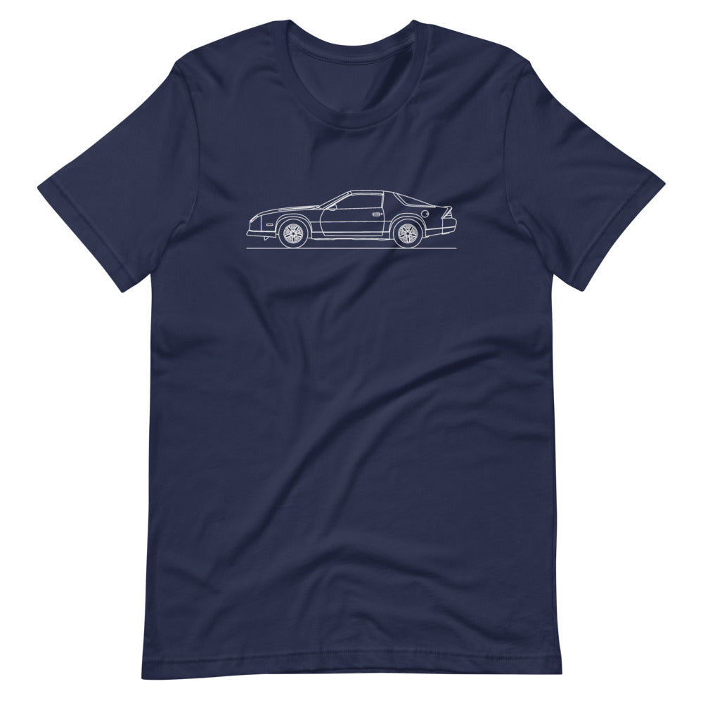 Chevrolet Camaro Z28 3rd Gen T-shirt Navy - Artlines Design
