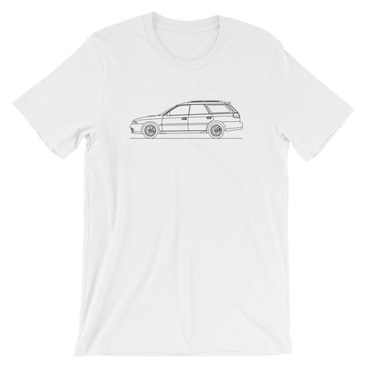 Subaru Legacy GT-B II t-shirt design displayed