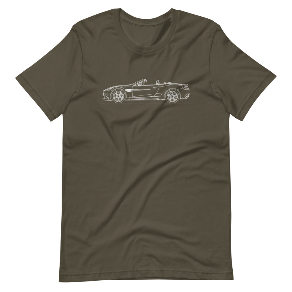 Aston Martin Vanquish S Volante Army T-shirt - Artlines Design