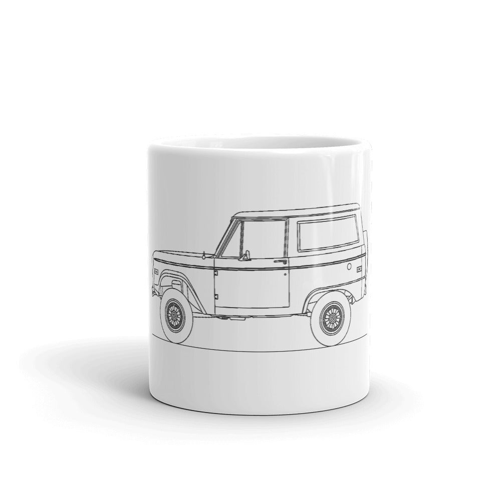 Ford Bronco Uncut 1st Gen Mug