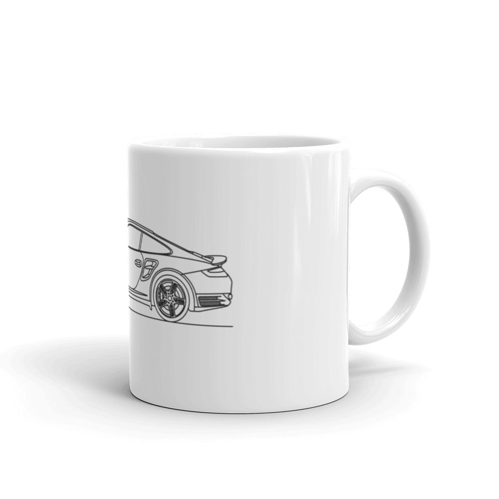 Porsche 911 997.1 Turbo mug design