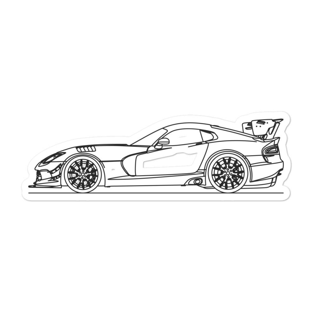 Dodge Viper III ACR Sticker - Artlines Design