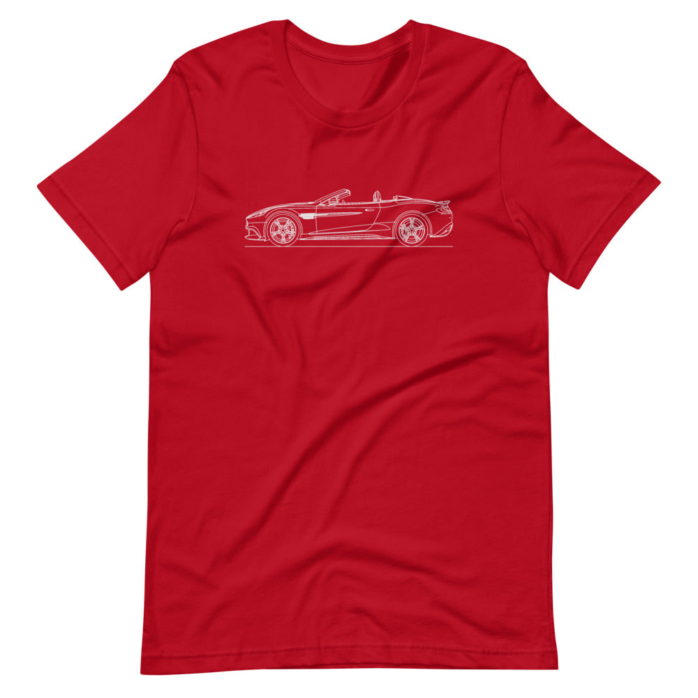 Aston Martin Vanquish S Volante Red T-shirt - Artlines Design