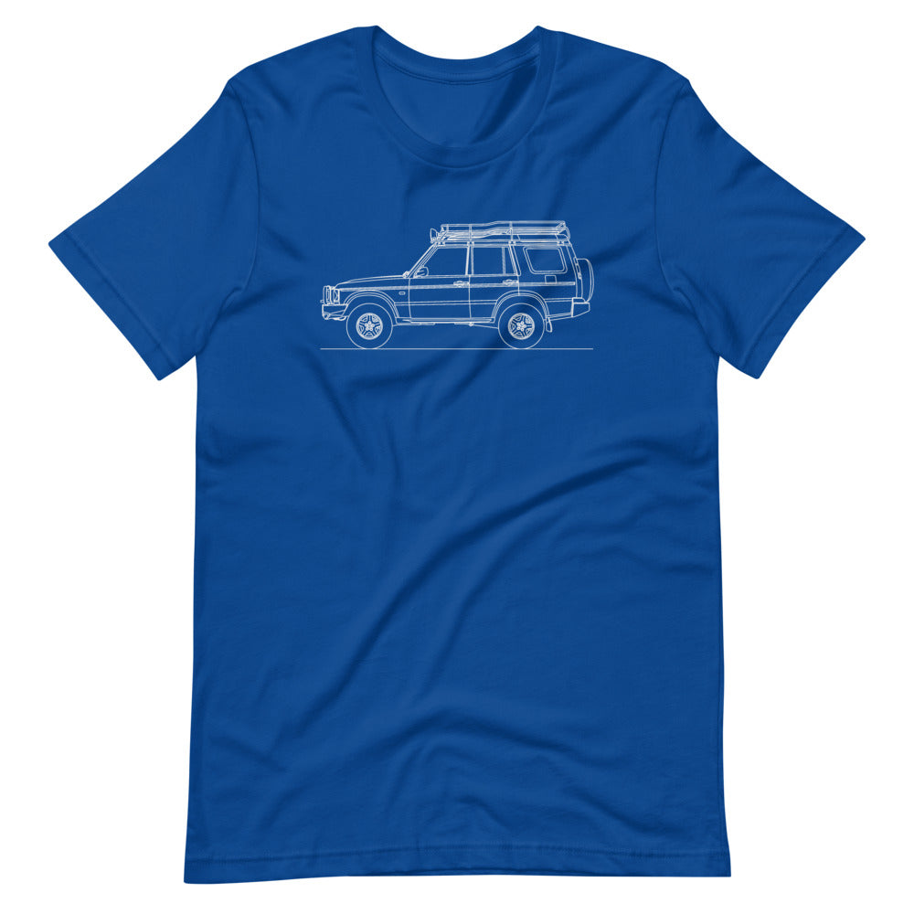 Land Rover Discovery II t-shirt displayed neatly