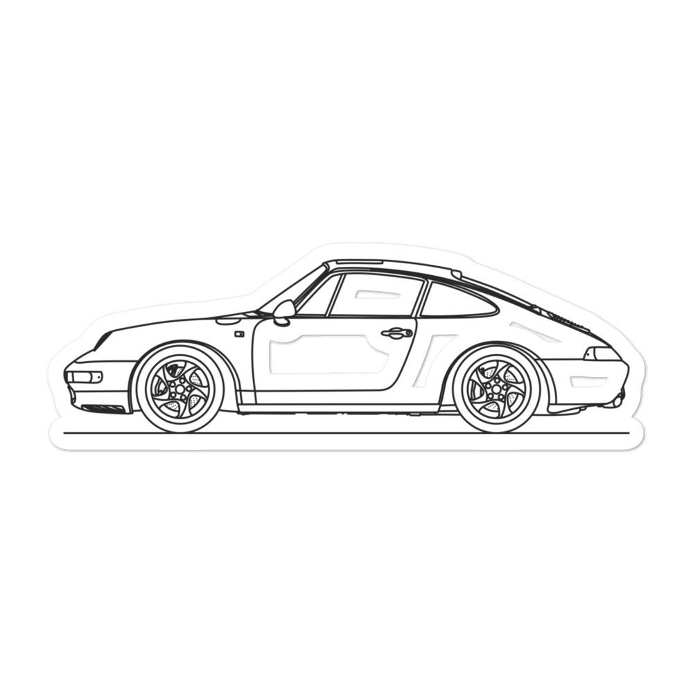 Porsche 911 993 Sticker - Artlines Design