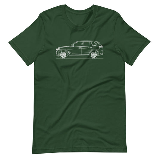 BMW G05 X5 T-shirt Forest - Artlines Design