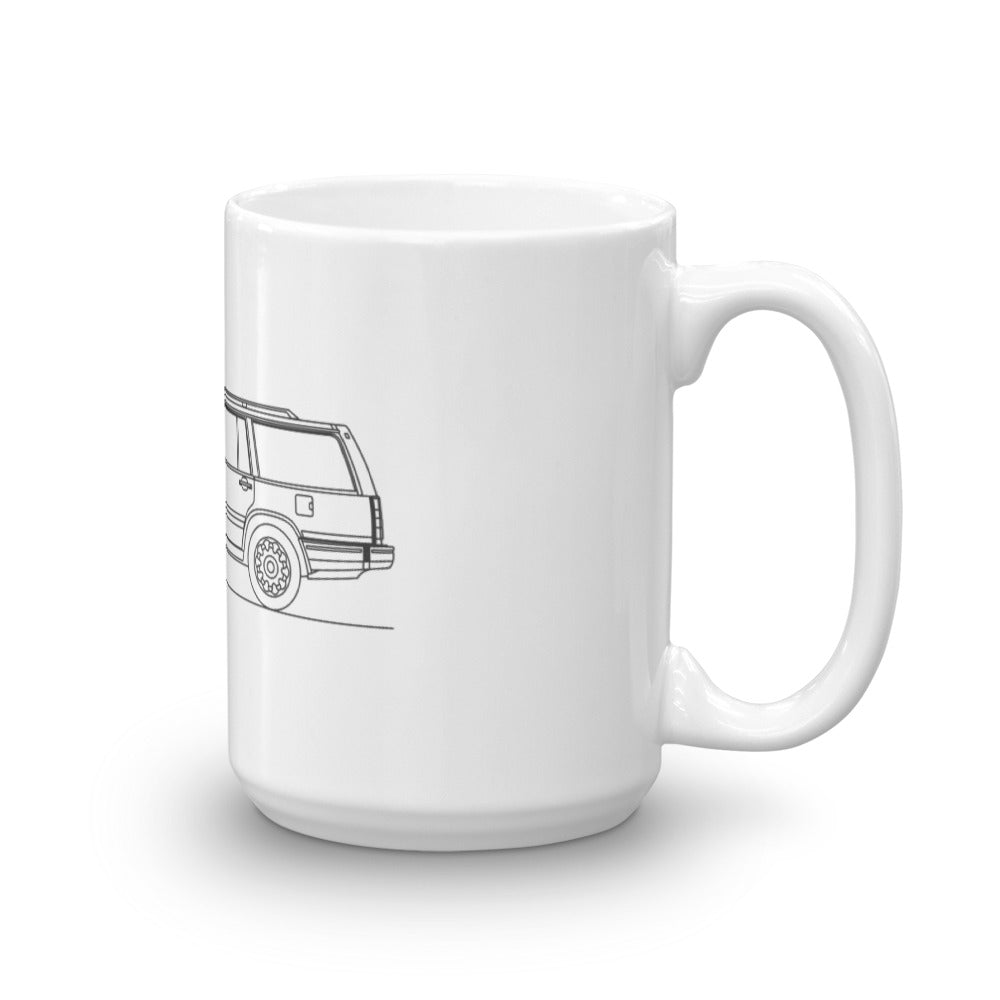 Volvo 940 estate mug with stylish design