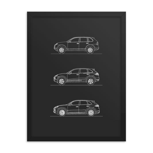 Porsche Cayenne Evolution Poster