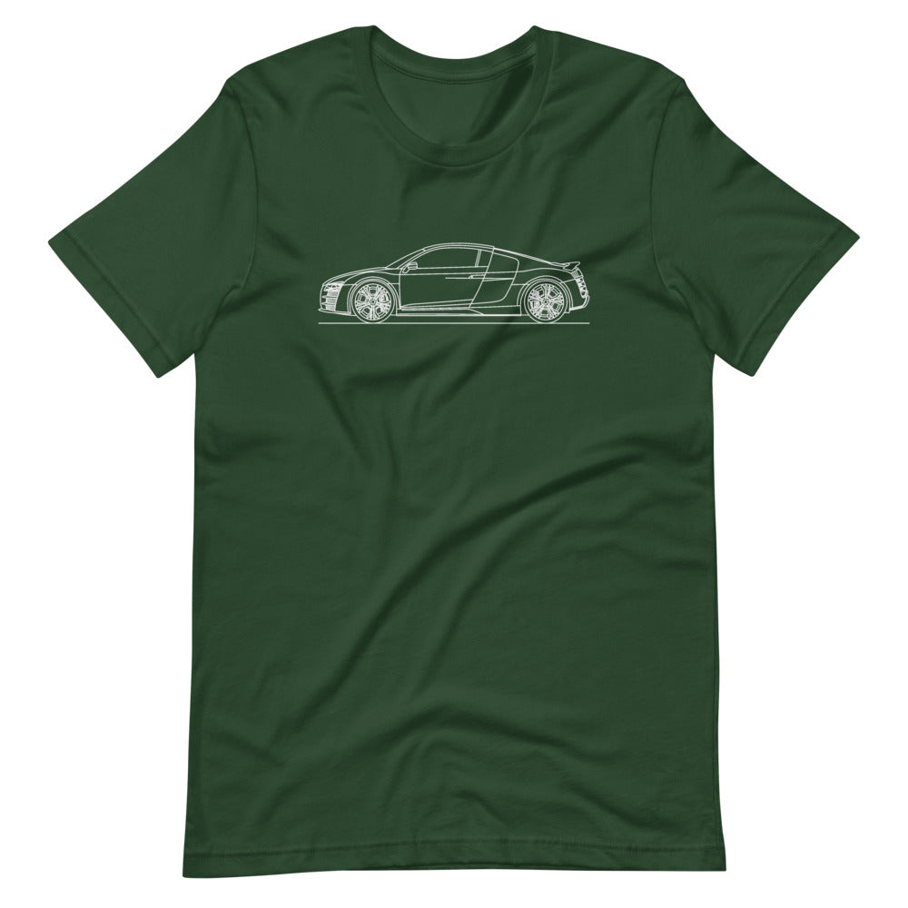 Audi R8 Type 42 t-shirt in black design