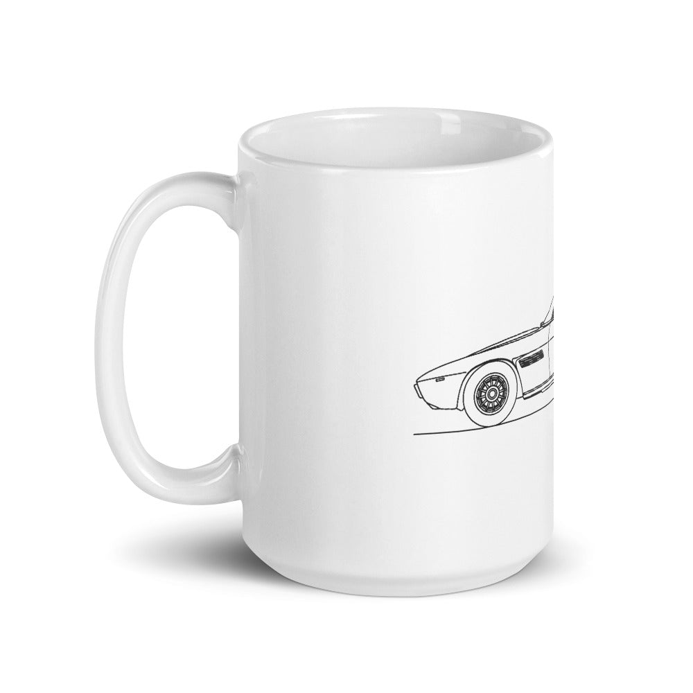 Maserati Ghibli AM115 mug design displayed