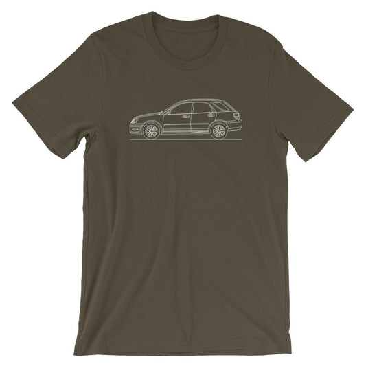 Subaru Impreza II Wagon T-shirt - Artlines Design