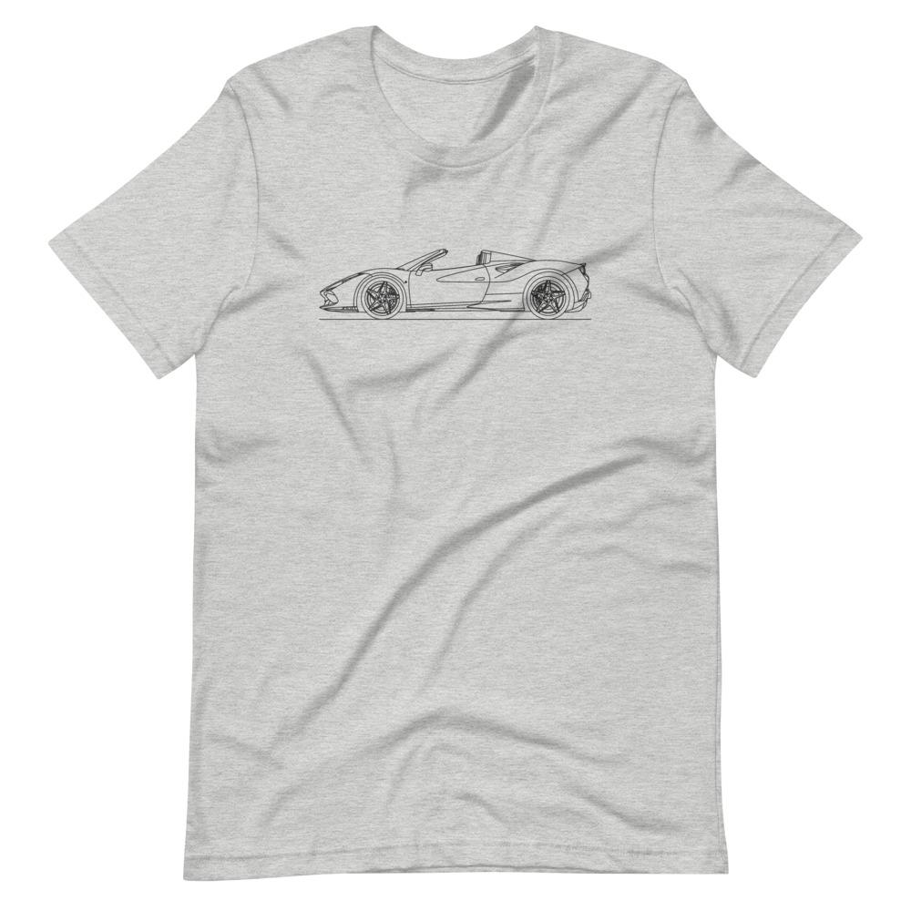 Ferrari F8 Tributo Spider t-shirt design