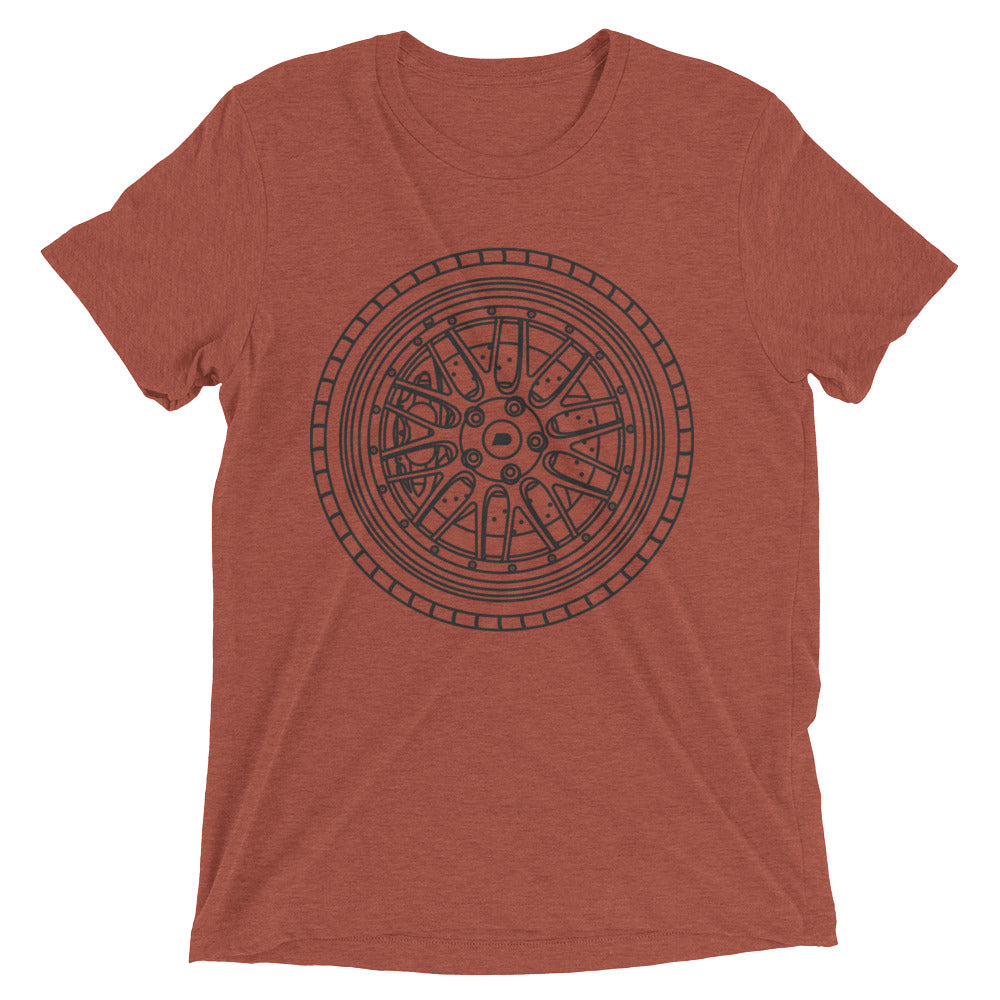 bbs-lm-wheel-t-shirt displayed on a plain background
