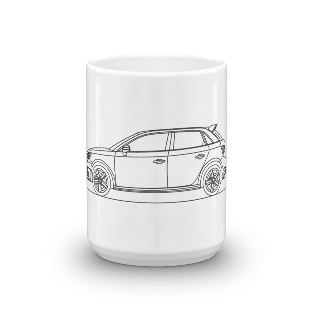 Audi 8x S1 mug with sleek design