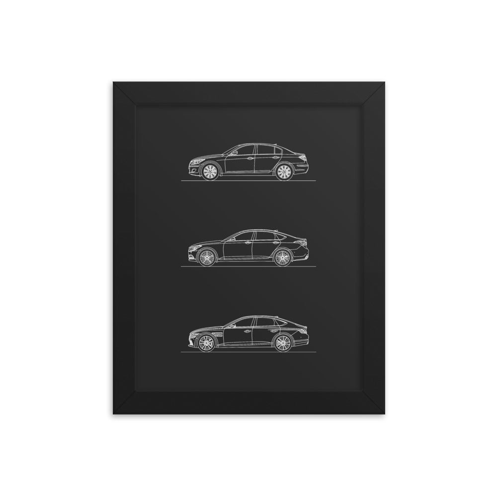 Hyundai Genesis Evolution Poster