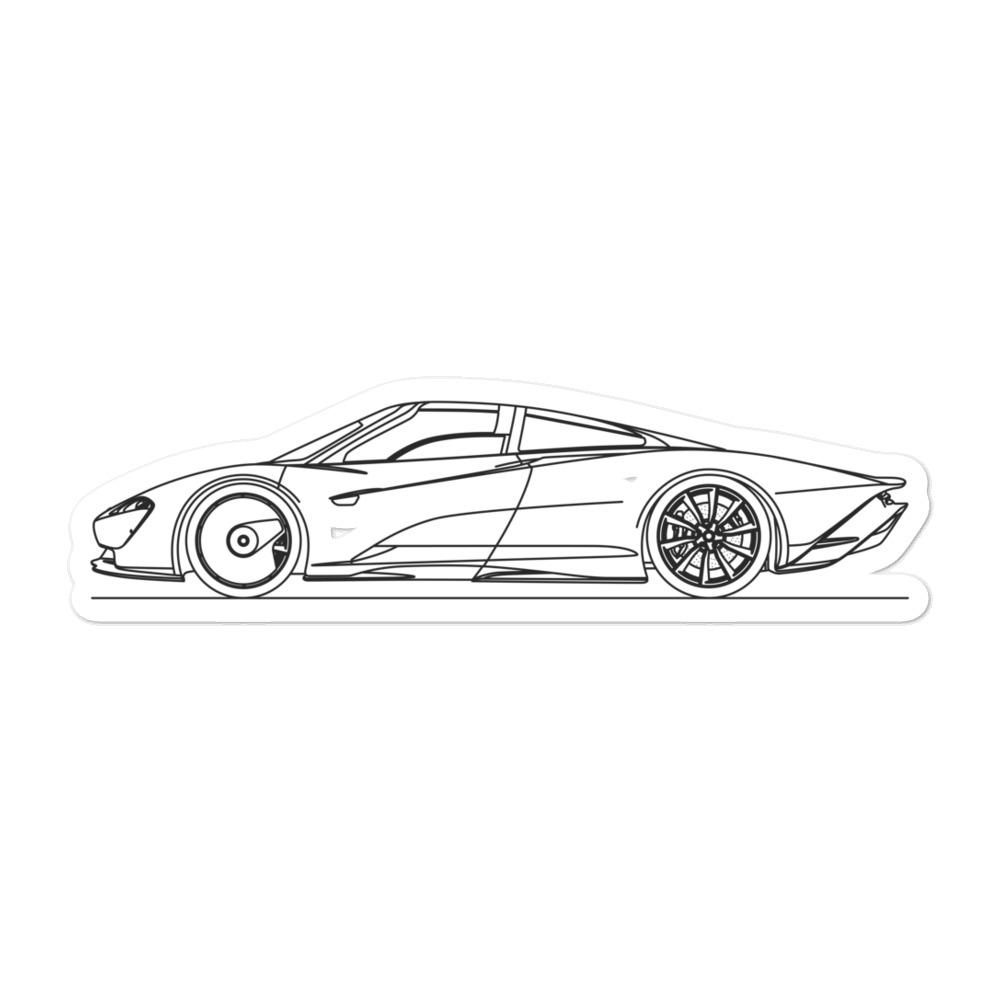 McLaren Speedtail Sticker - Artlines Design