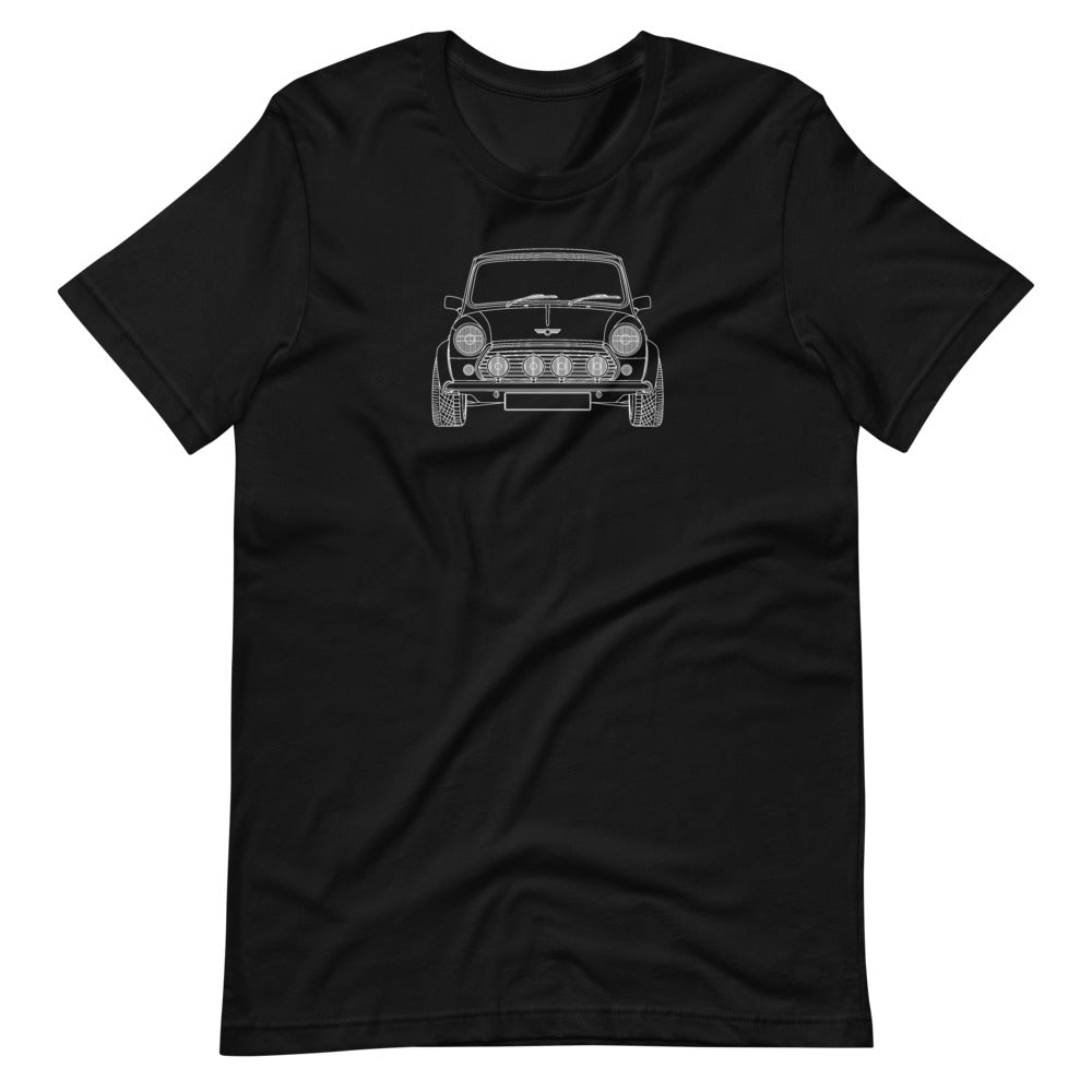 mini-mk1 front t-shirt in vibrant colors
