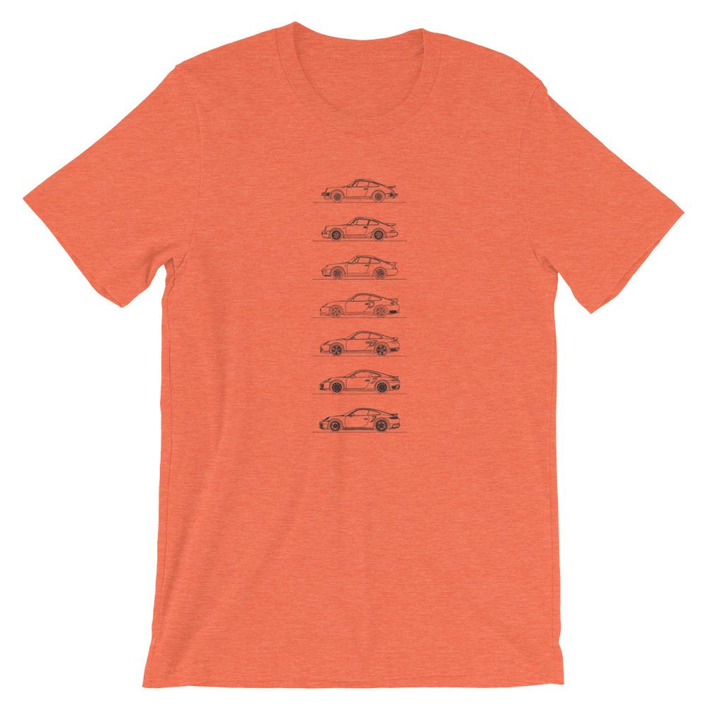 Porsche 911 Turbo Evolution T-shirt - Artlines Design