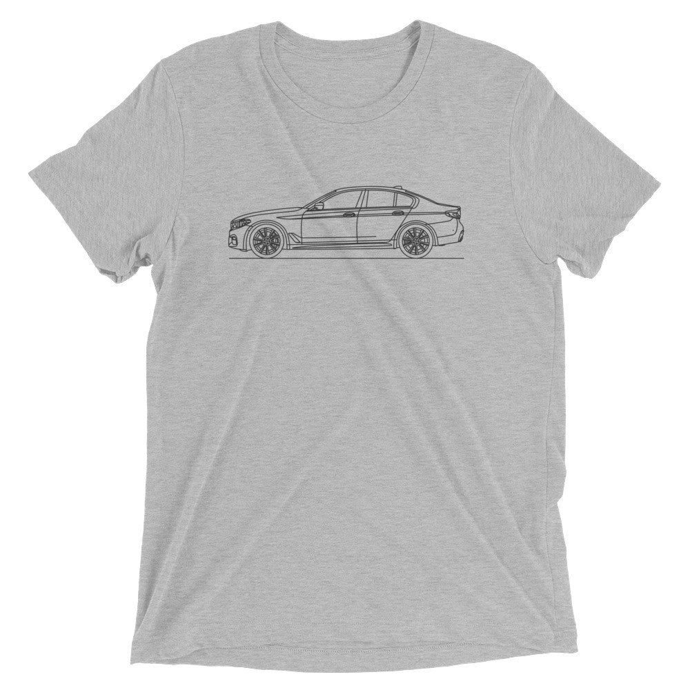 Minimal line art t-shirt with abstract design