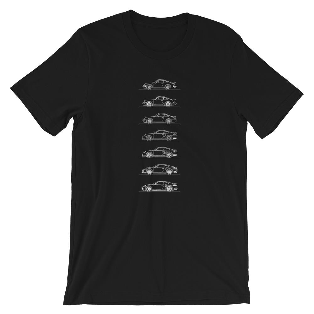 Porsche 911 Turbo Evolution T-shirt - Artlines Design