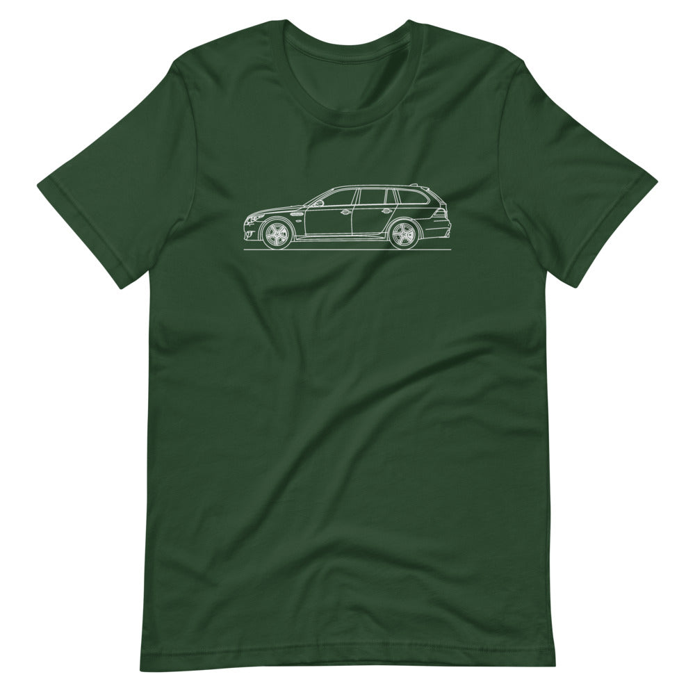 BMW E61 M5 Touring T-shirt Forest - Artlines Design