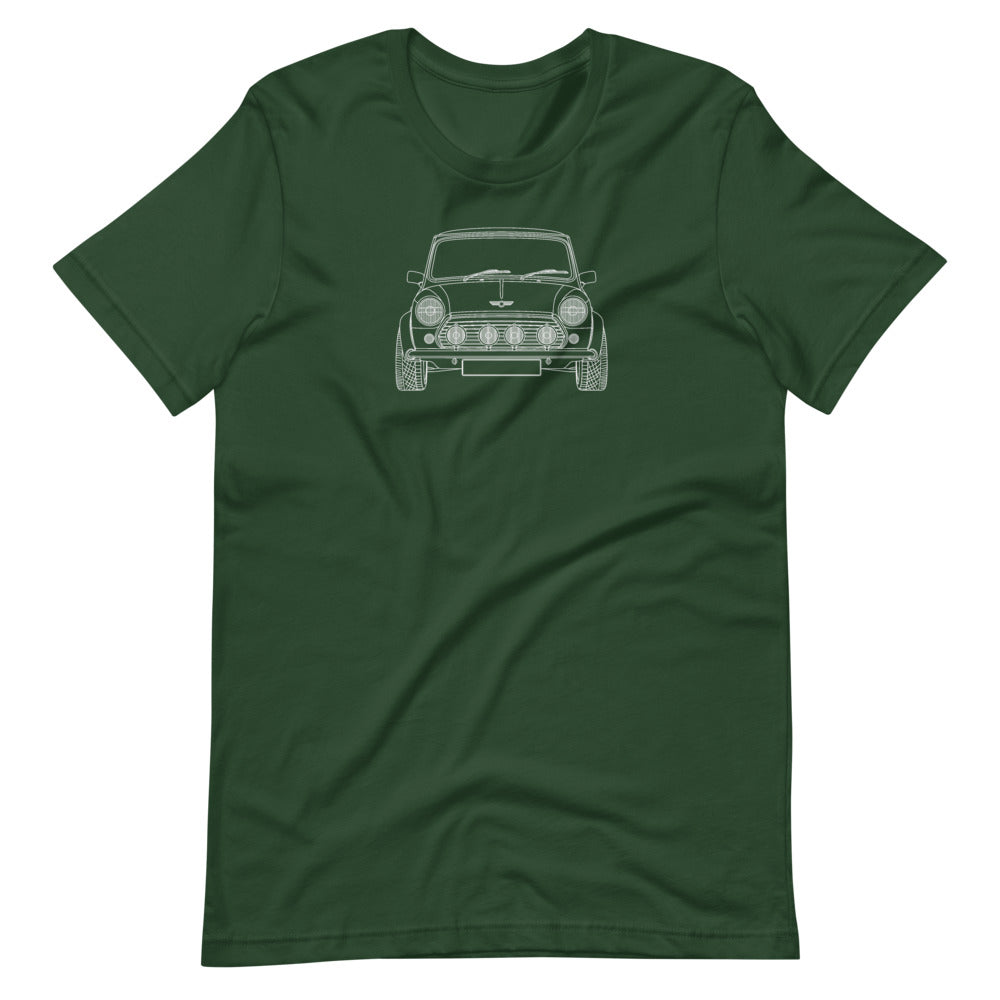 mini-mk1 front t-shirt design displayed flat