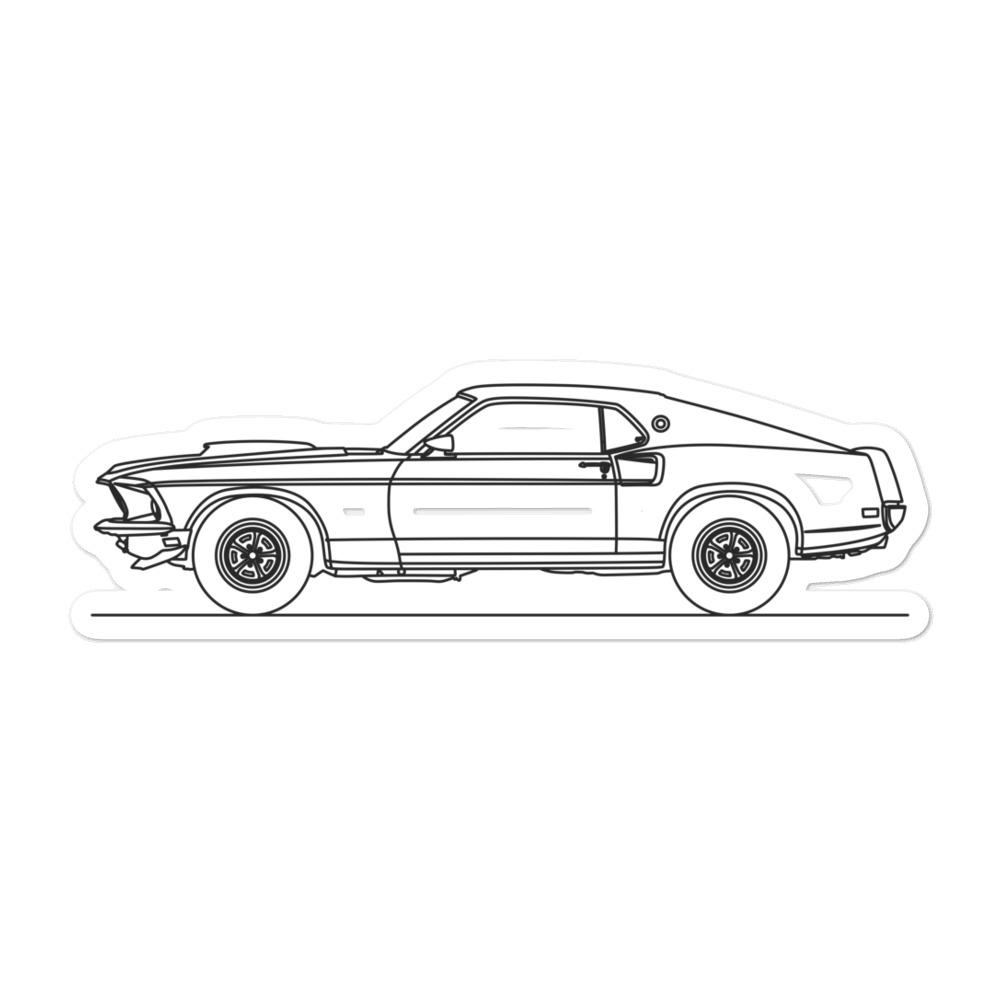 Ford Mustang Boss 429 Sticker - Artlines Design