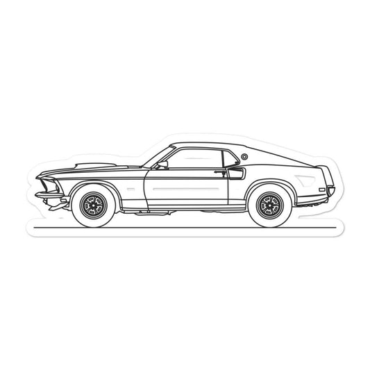 Ford Mustang Boss 429 Sticker - Artlines Design