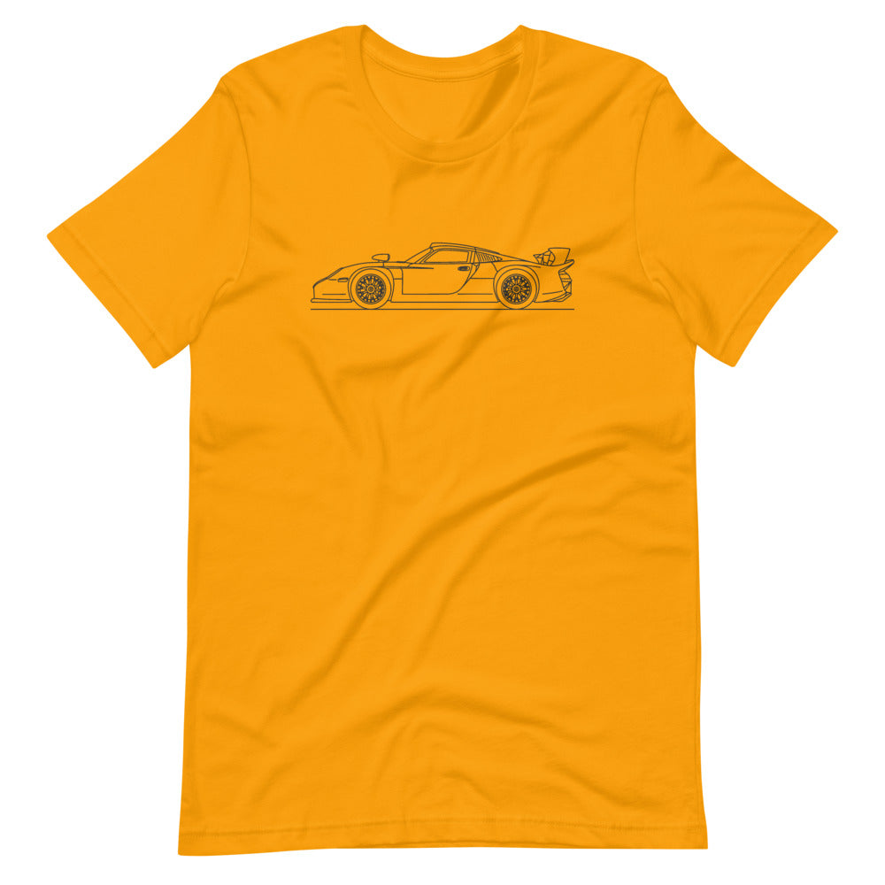 Porsche 911 GT1 T-shirt Gold - Artlines Design