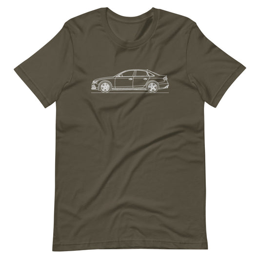 Audi B8 S4 Sedan Silhouette T-shirt design