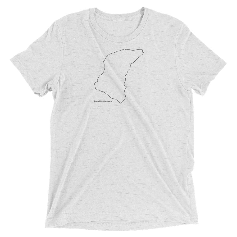 Snaefell Mountain Course Minimal Line Art T-shirt