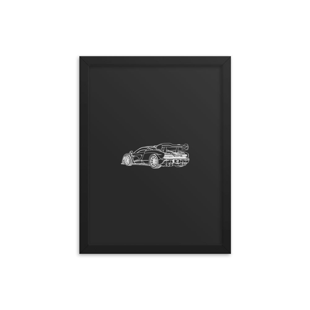 McLaren Senna RTQ Poster