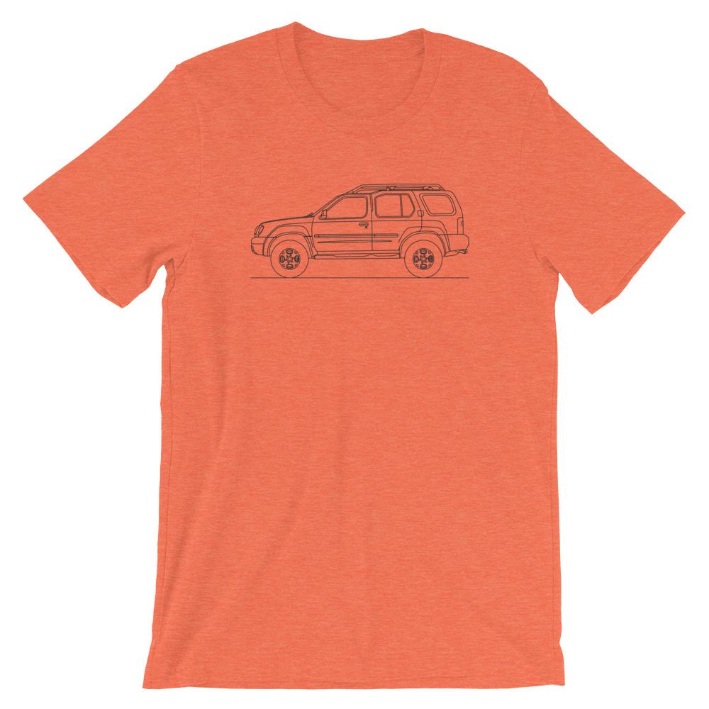 Nissan Xterra WD22 t-shirt in clean design