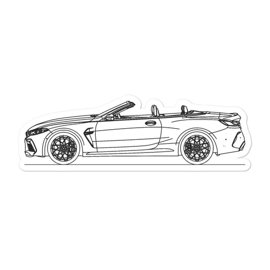 BMW F91 M8 Sticker