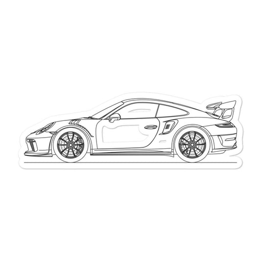 Porsche 911 991.2 GT3 RS Sticker - Artlines Design