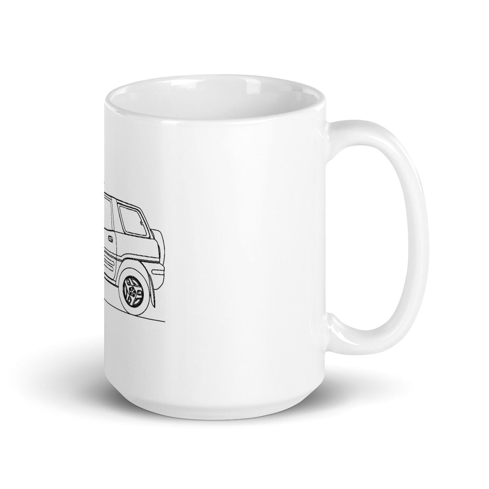 Toyota RAV4 XA10 2 door mug design
