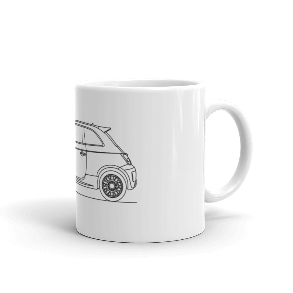 Fiat 500 Abarth mug with 15oz capacity