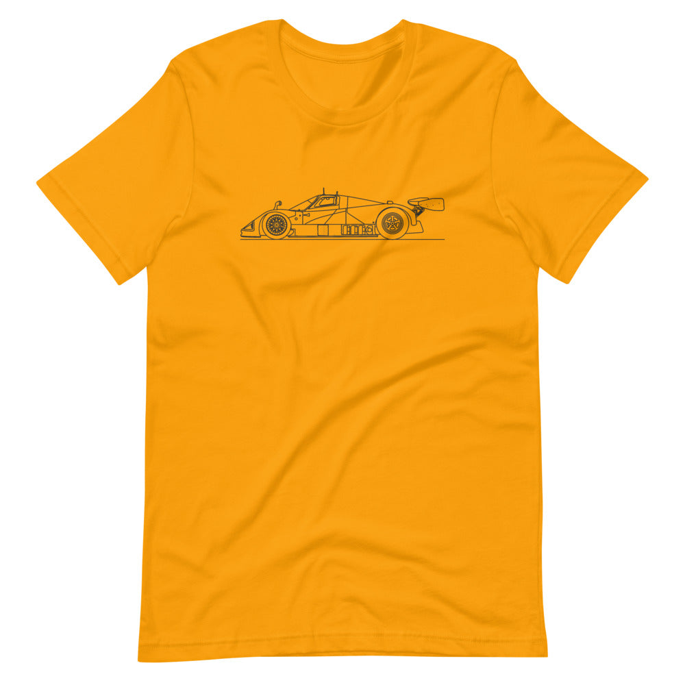 Mazda 787B t-shirt displayed on a plain background