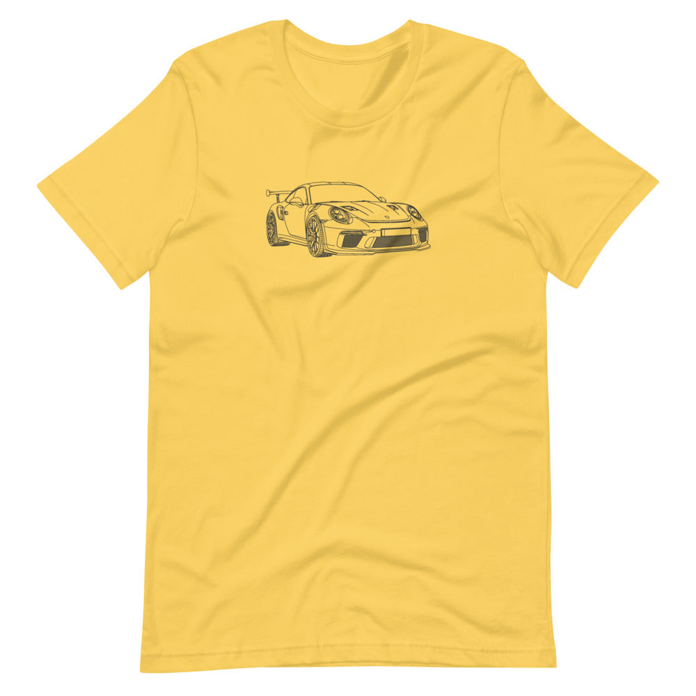 Porsche 911 991.2 GT3 RS FTQ T-shirt Yellow
