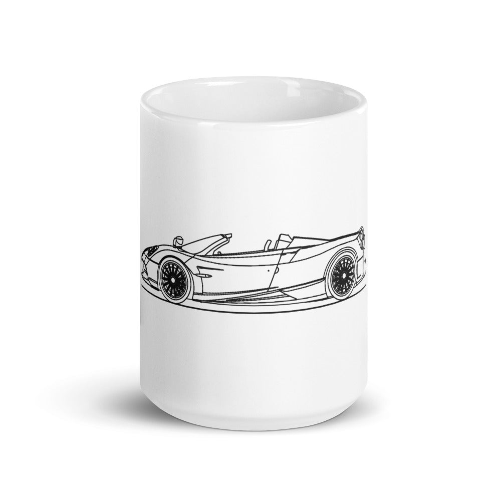 Pagani Huayra BC Roadster silhouette Mug