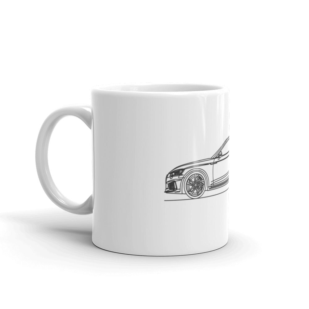 Audi B9 RS5 mug on a table