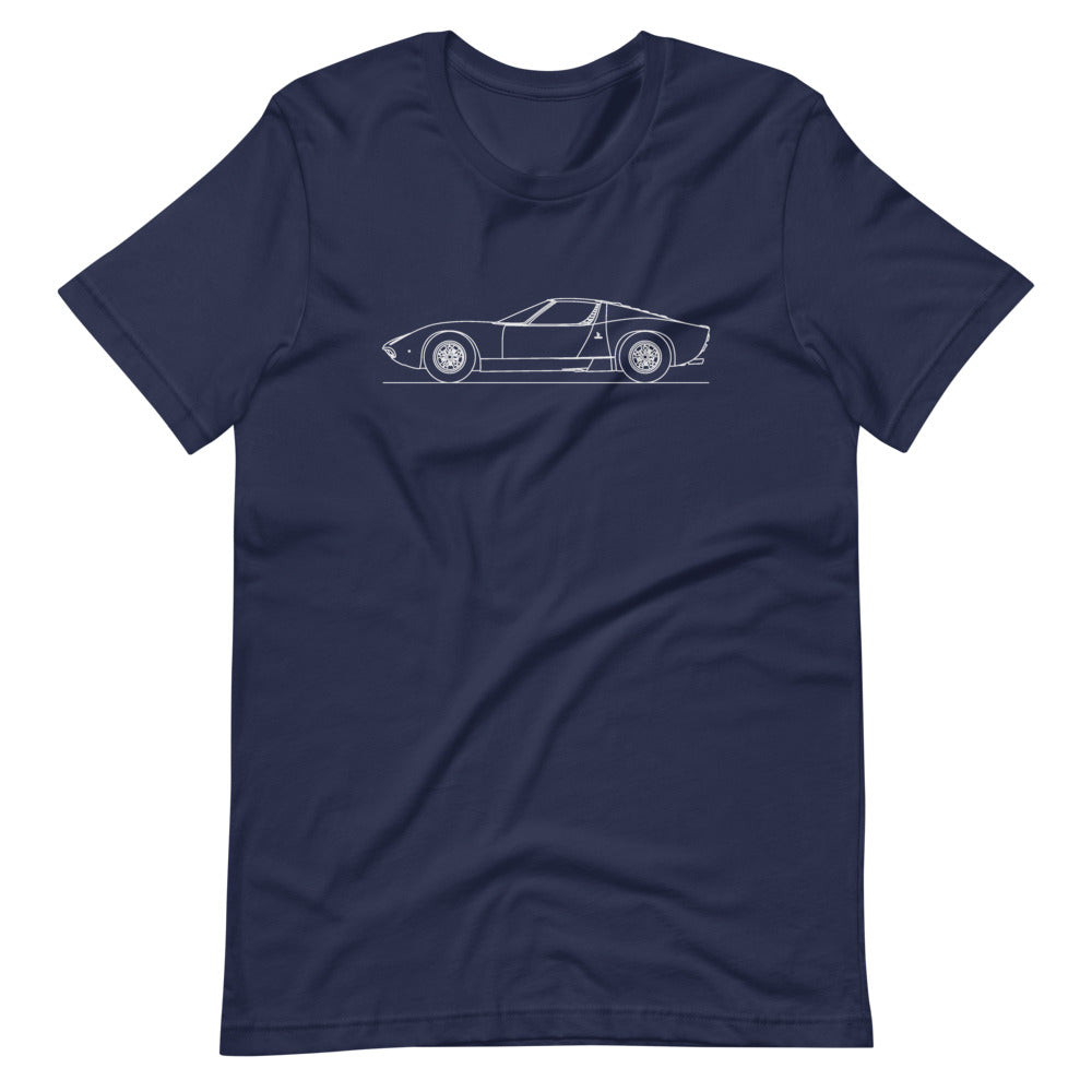 Lamborghini Miura t-shirt in vibrant colors