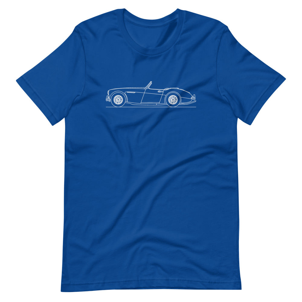 austin-healey-3000 t-shirt in vibrant colors