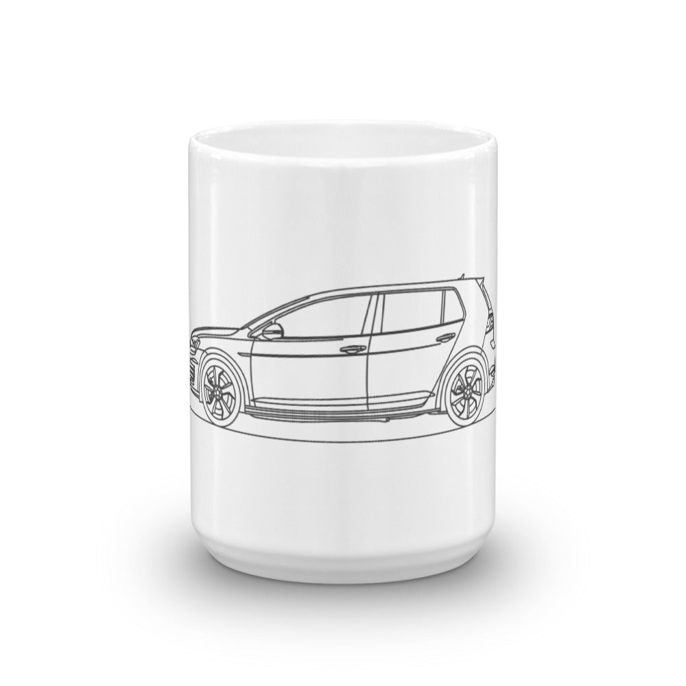 Volkswagen Golf VII GTI mug in stylish design