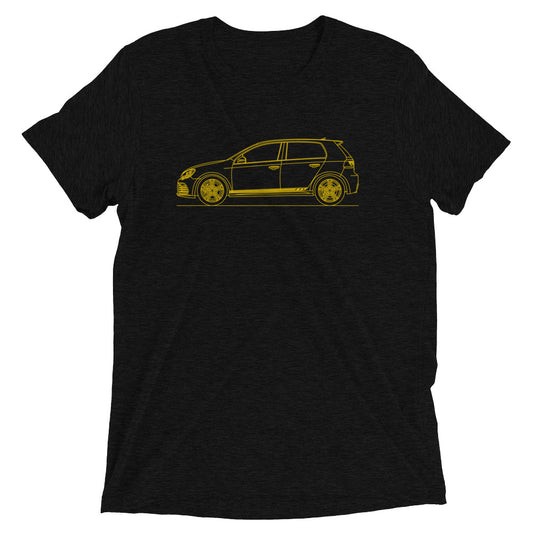 Volkswagen Golf R Yellow MK6 T-shirt
