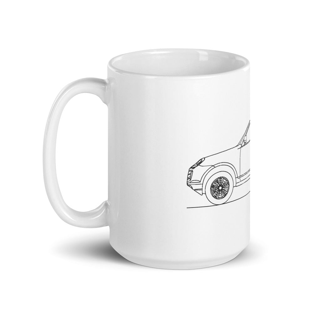 Porsche Cayenne S E mug with stylish design