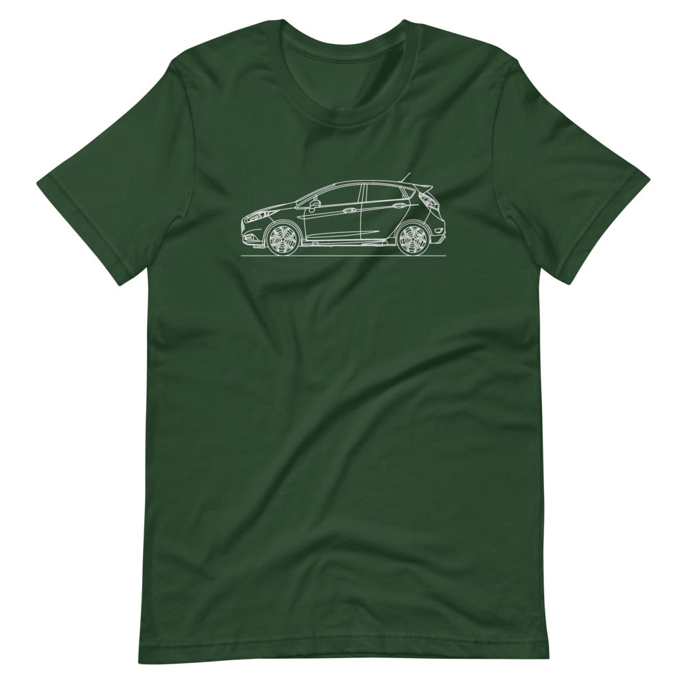 Ford Fiesta 6th Gen 4 Door T-shirt design