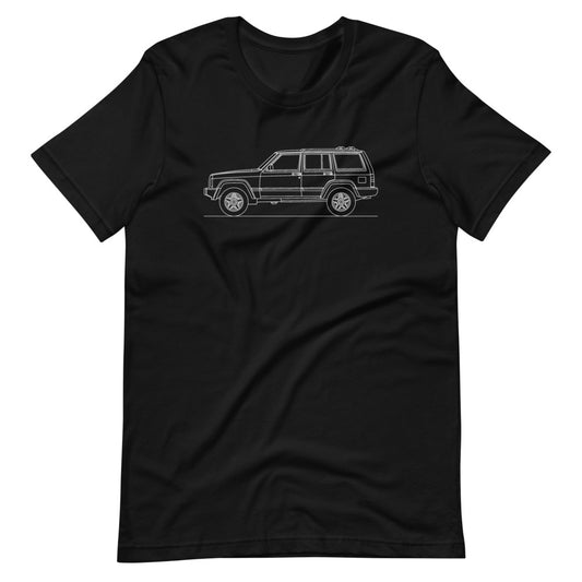 Jeep Cherokee XJ t-shirt in vibrant colors