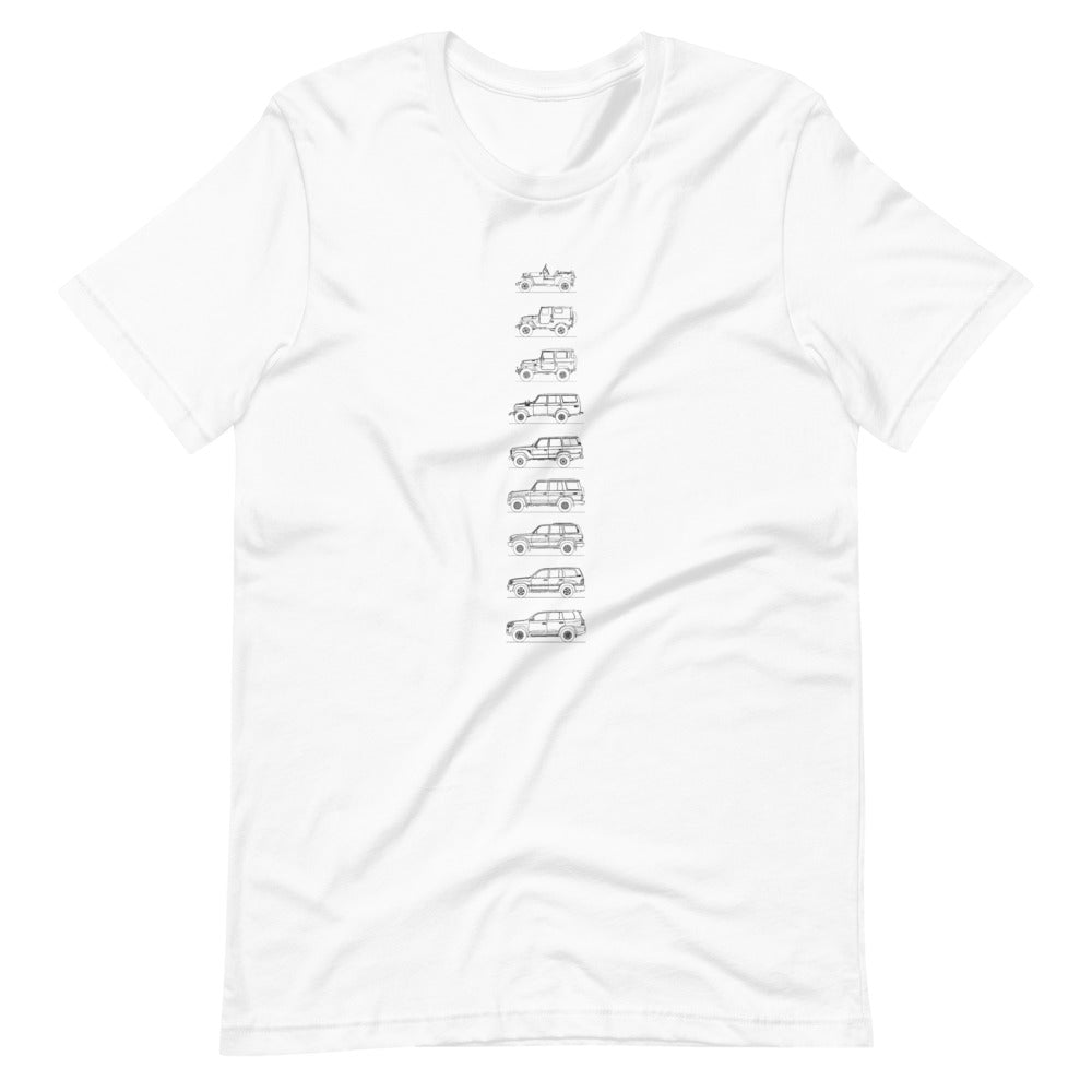 Toyota Land Cruiser evolution t-shirt design