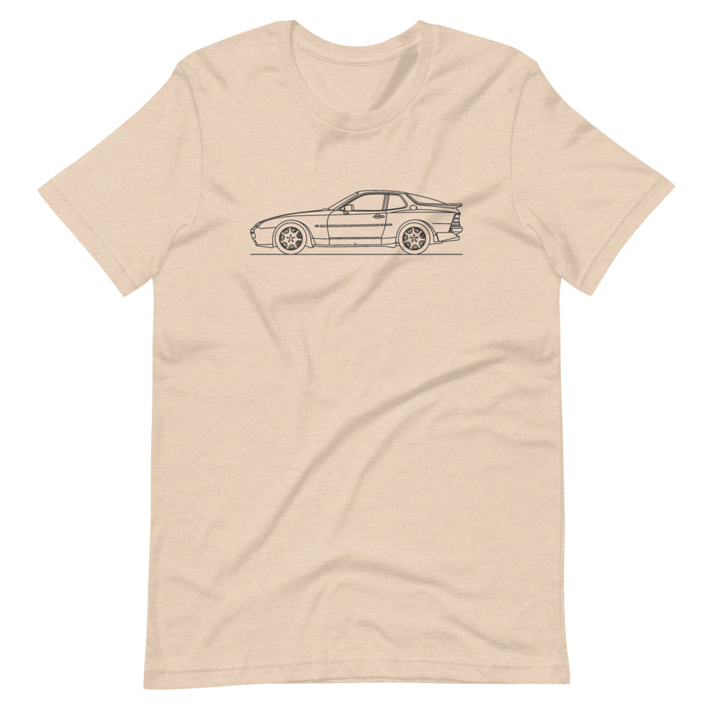Porsche 944 Turbo S T-shirt Heather Dust - Artlines Design